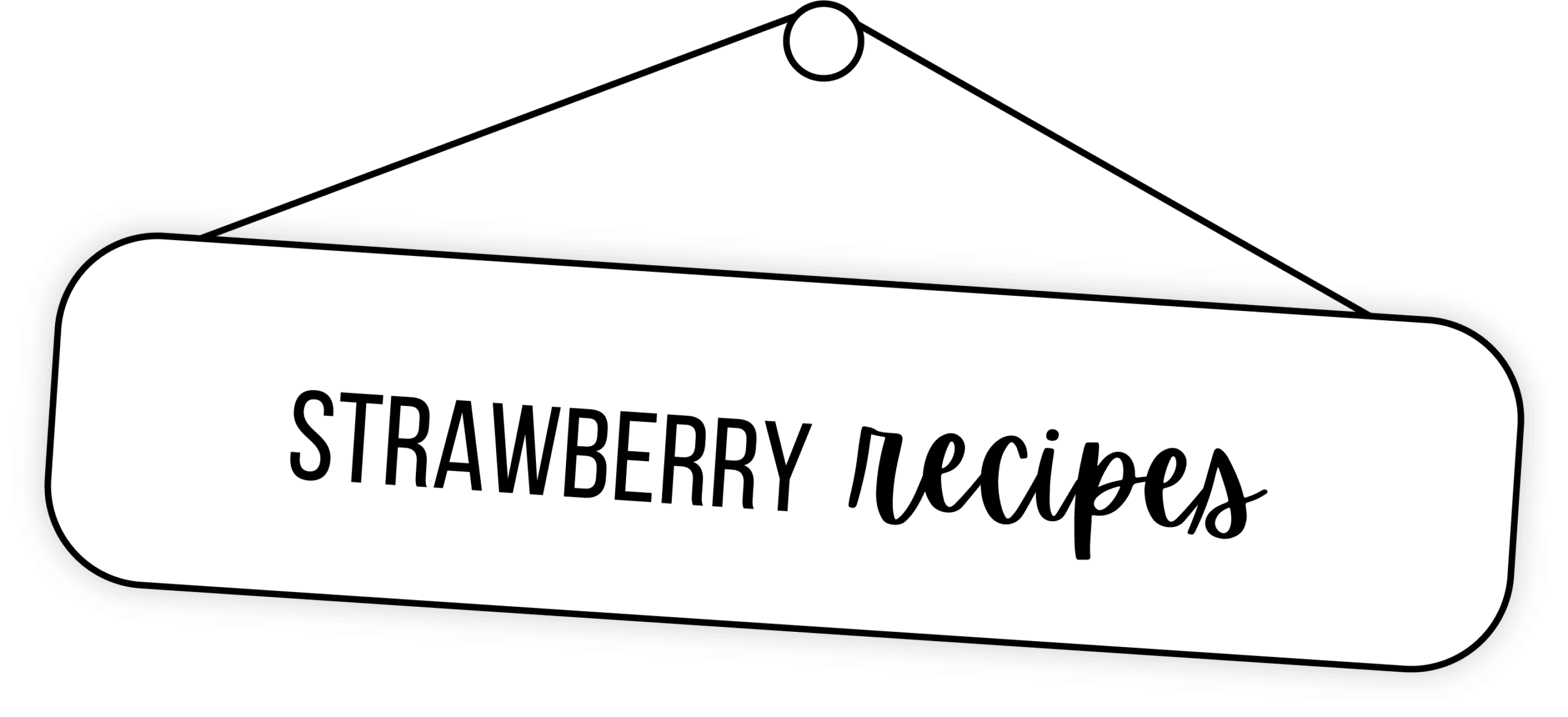 Strawberry Recipes Infographic