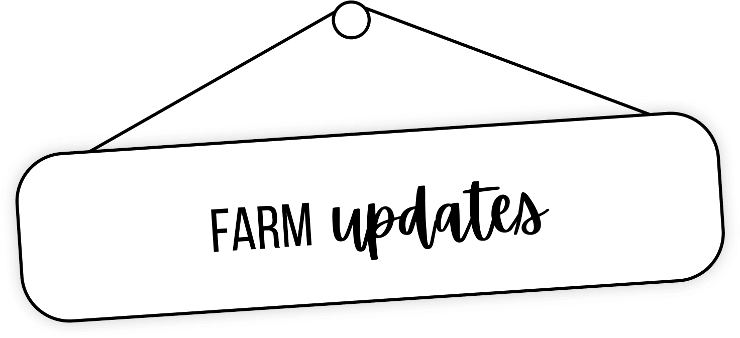 Farm Updates Sign